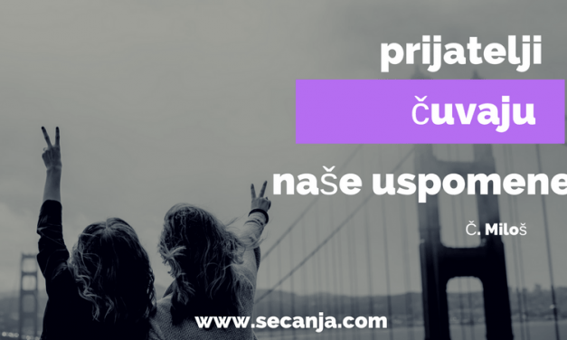 Prijatelji čuvaju naše uspomene