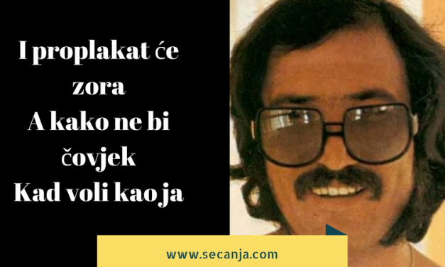 Proplakat će zora tekst –  Mišo Kovač