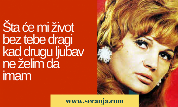 Šta će mi život tekst i video – Silvana Armenulić
