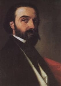 Djura Jakšić -Autoportret, 1858.