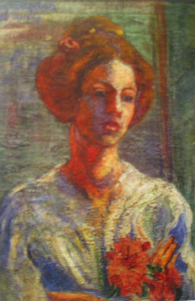 Portret sestre Andje 1908
