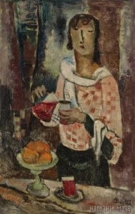 Žena sa bokalom, 1933
