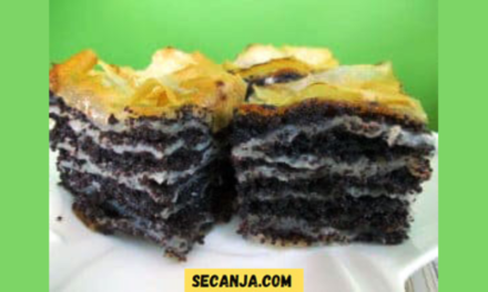 Baklava sa makom i jogurtom – recept