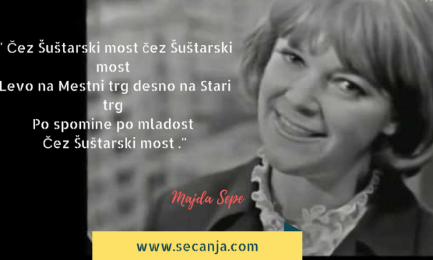 Šuštarski most Majda Sepe