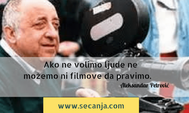 Aleksandar Saša Petrović scenarista i reditelj