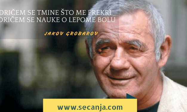 Jakov Grobarov pesnik i boem