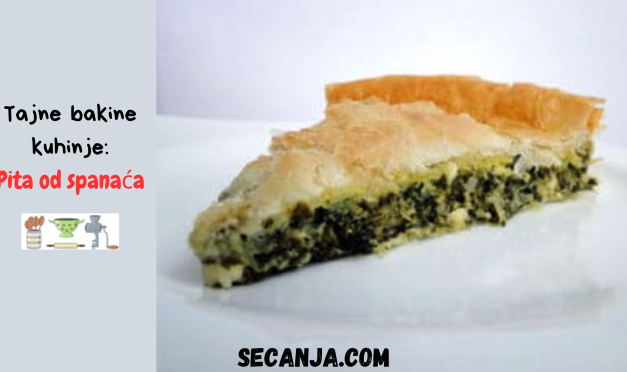 Pita od spanaća – recept