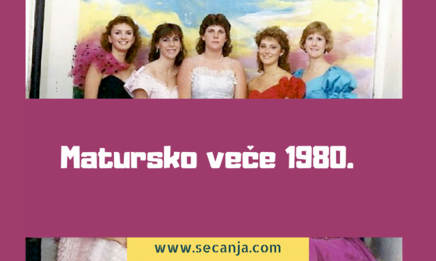 Matursko veče – svilena sećanja