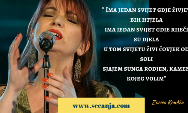 Ima jedan svijet – Zorica Kondža