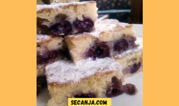 Kolač sa višnjama – recept