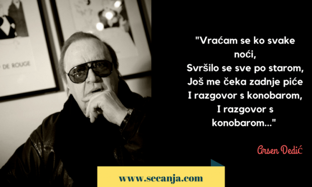 Razgovor s konobarom – Arsen Dedić