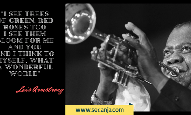 What a wonderful world – Louis Armstrong