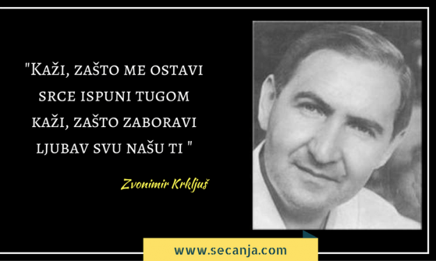 Kaži zašto me ostavi – Zvonimir Krkljuš