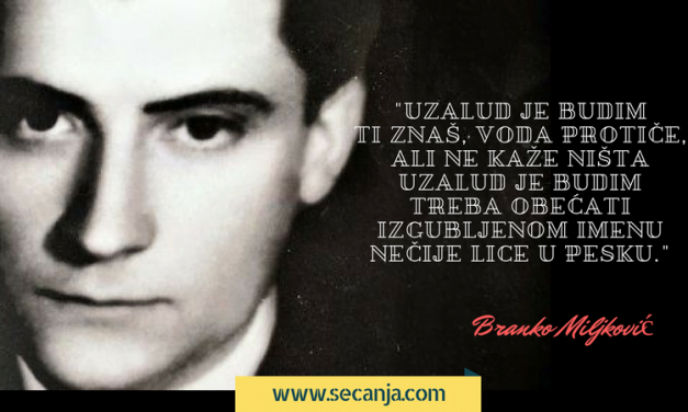 Uzalud je budim – Branko Miljković