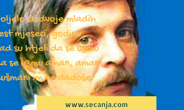 Žute dunje – Voljelo se dvoje mladih tekst video