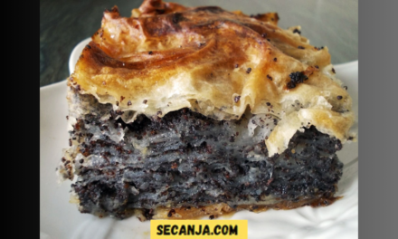 Posna baklava sa makom – recept