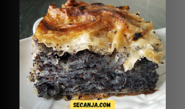 Posna baklava sa makom – recept