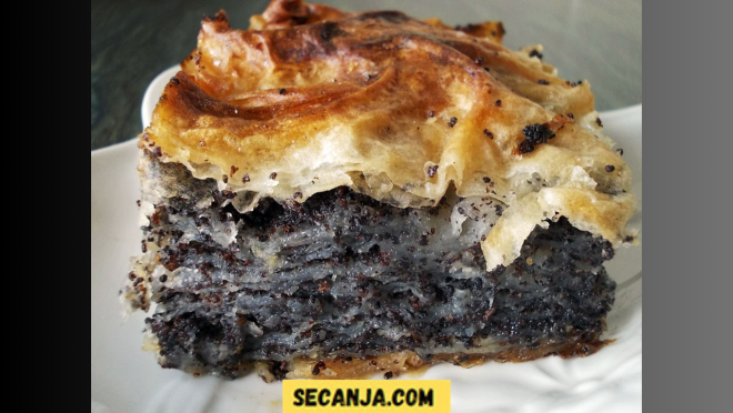 Posna baklava sa makom – recept