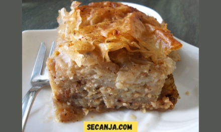 Posna baklava sa orasima – recept
