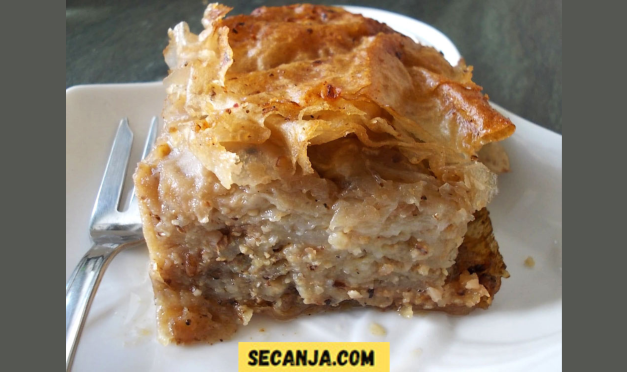 Posna baklava sa orasima – recept