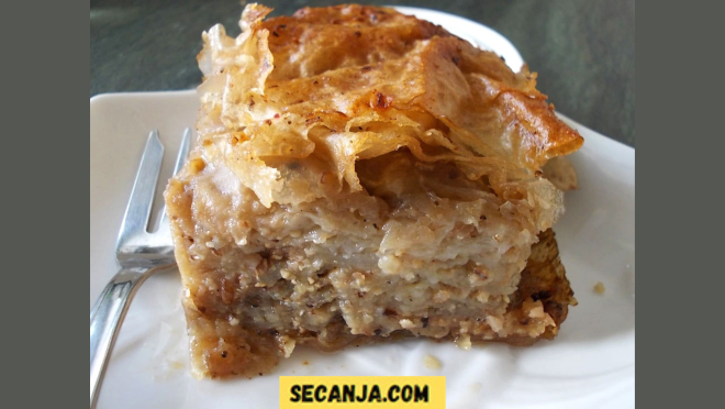 Posna baklava sa orasima – recept