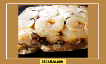 Prevrnuti kolač sa jabukama – recept