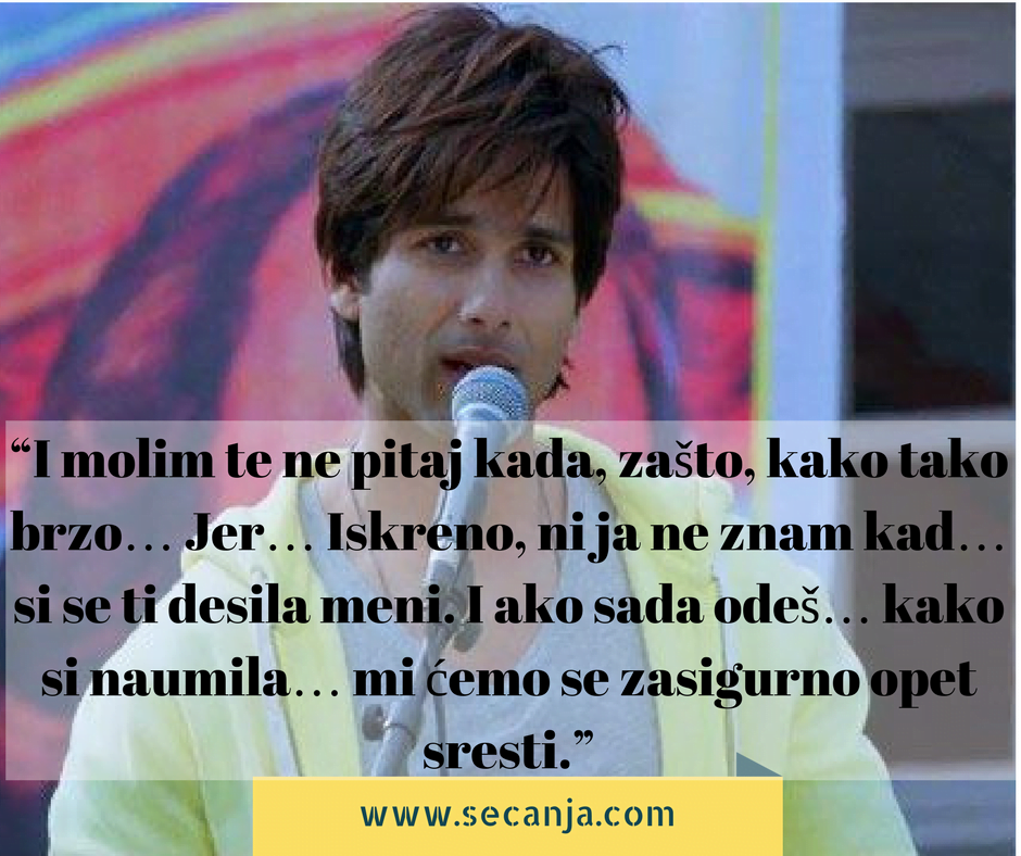 Teri Meri Kahaani – Naša priča filmski citat