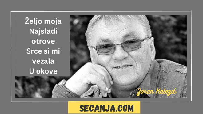 Zoran Kalezić – Željo moja, moj otrove